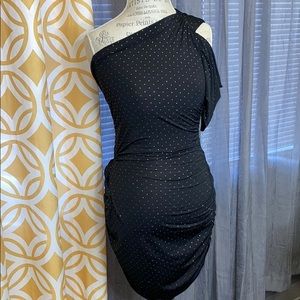 Forplay One Shoulder Fitted Dress M